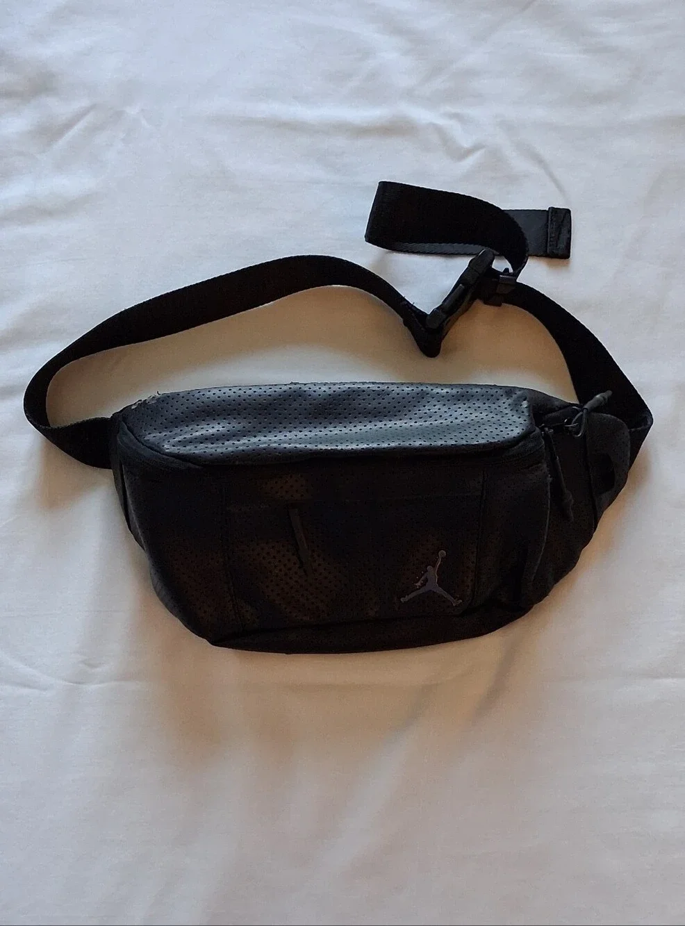 Jordan Black Waist Pack with Jumpman Logo